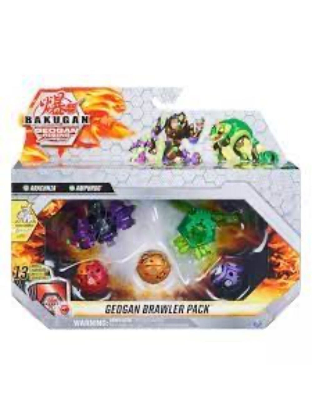 Spin Master Bakugan Geogan Rising Brawler 5 Pack - Arachnia & Amphrog